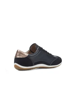 Christine Laure Baskets*Baskets basses cuir bleu GEOX