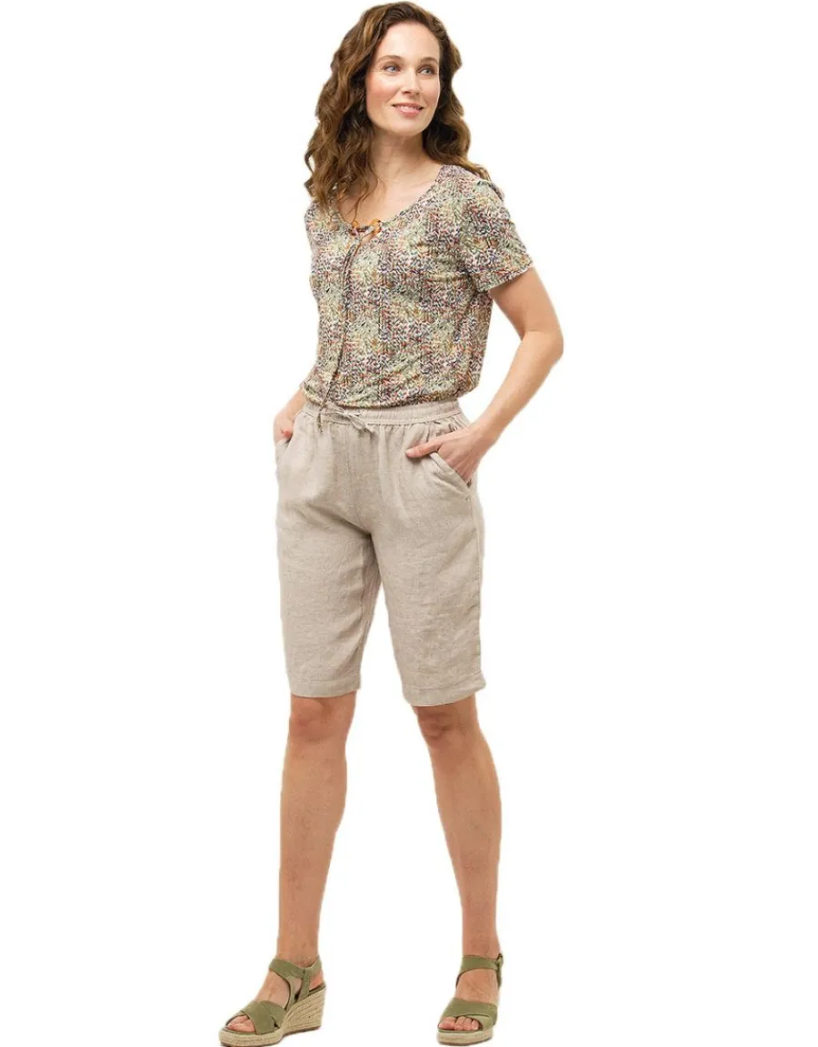 Christine Laure Shorts & Bermudas*Bermuda beige 100% lin