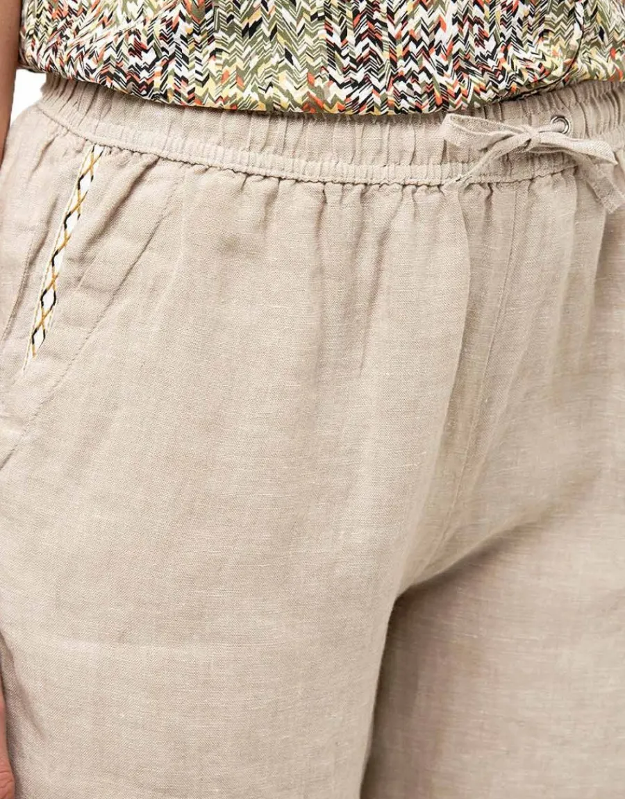 Christine Laure Shorts & Bermudas*Bermuda beige 100% lin