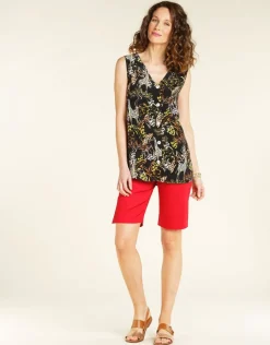 Christine Laure Shorts & Bermudas*Bermuda coton rouge