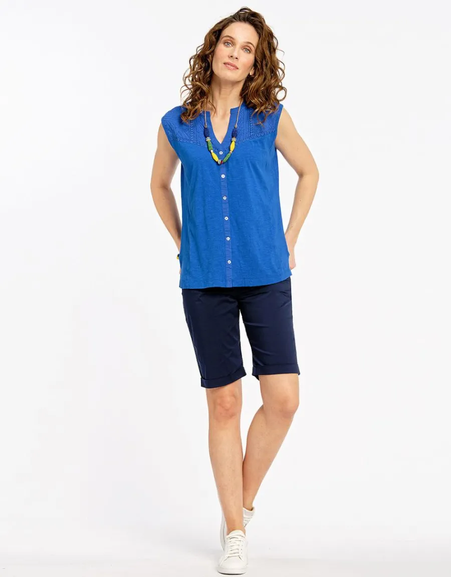 Christine Laure Shorts & Bermudas*Bermuda léger marine