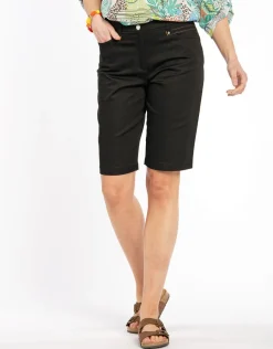 Christine Laure Shorts & Bermudas*Bermuda noir stretch