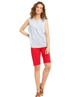 Christine Laure Shorts & Bermudas*Bermuda rouge stretch