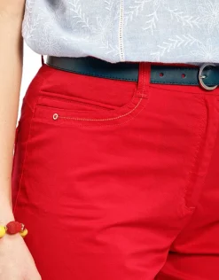 Christine Laure Shorts & Bermudas*Bermuda rouge stretch