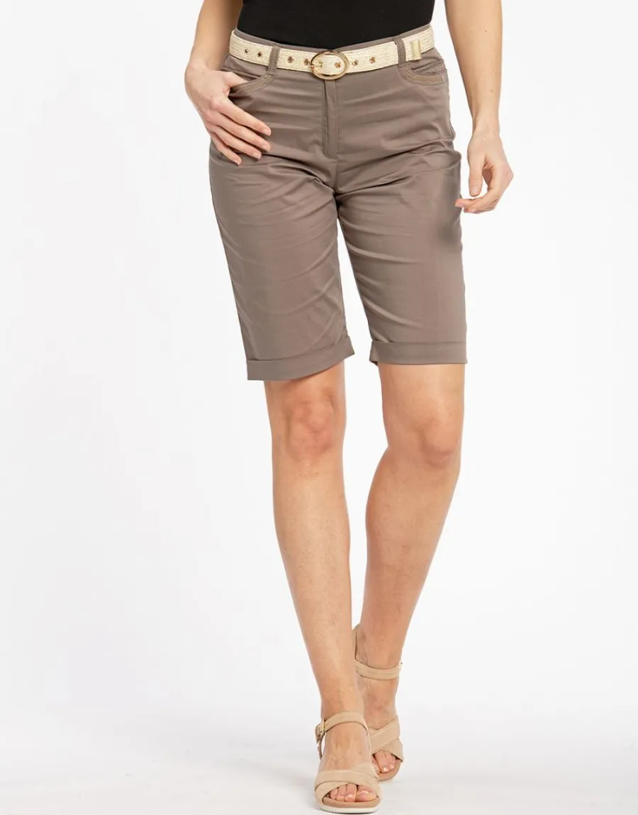 Christine Laure Shorts & Bermudas*Bermuda très léger kaki