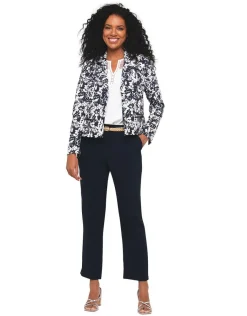 Christine Laure Habillées|Vestes*Blazer imprimé marine