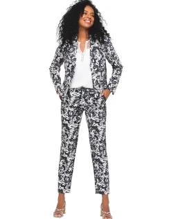 Christine Laure Habillées|Vestes*Blazer imprimé marine