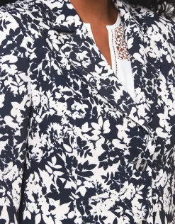 Christine Laure Habillées|Vestes*Blazer imprimé marine