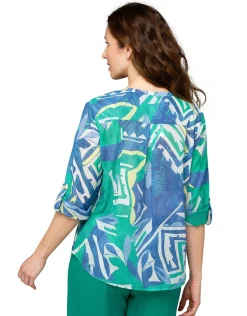 Christine Laure Chemisiers & Blouses|Hauts*Blouse 100% coton bleu