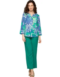 Christine Laure Chemisiers & Blouses|Hauts*Blouse 100% coton bleu