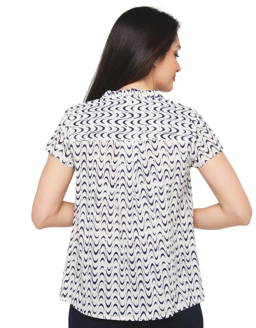 Christine Laure Chemisiers & Blouses|Hauts*Blouse 100% coton écru