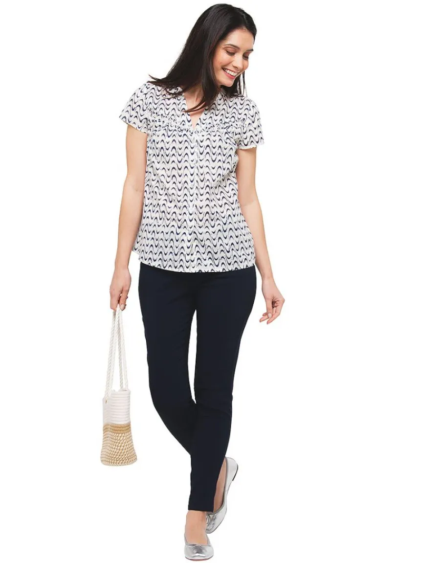 Christine Laure Chemisiers & Blouses|Hauts*Blouse 100% coton écru