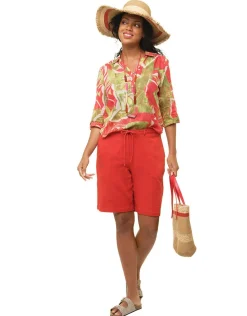 Christine Laure Chemisiers & Blouses|Hauts*Blouse 100% coton vert