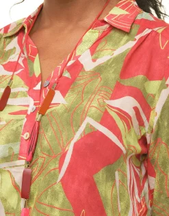 Christine Laure Chemisiers & Blouses|Hauts*Blouse 100% coton vert