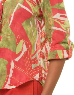 Christine Laure Chemisiers & Blouses|Hauts*Blouse 100% coton vert