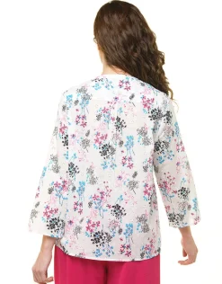 Christine Laure Chemisiers & Blouses|Hauts*Blouse blanche broderies