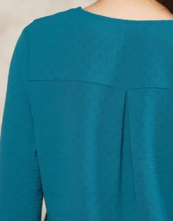 Christine Laure Chemisiers & Blouses|Hauts*Blouse bleu chic