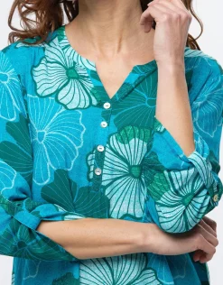 Christine Laure Chemisiers & Blouses|Hauts*Blouse bleu motif