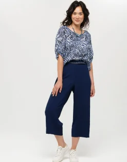 Christine Laure Chemisiers & Blouses|Hauts*Blouse bleue 100% coton