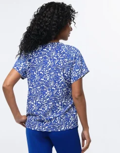 Christine Laure Chemisiers & Blouses|Hauts*Blouse chic imprimé bleu