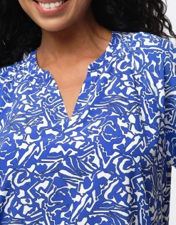 Christine Laure Chemisiers & Blouses|Hauts*Blouse chic imprimé bleu