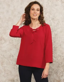 Christine Laure Chemisiers & Blouses|Hauts*Blouse chic rouge