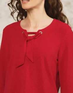 Christine Laure Chemisiers & Blouses|Hauts*Blouse chic rouge