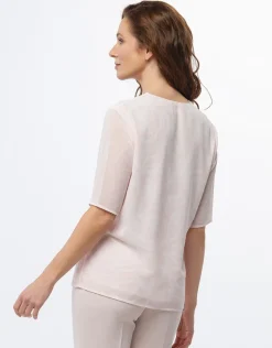 Christine Laure Chemisiers & Blouses|Hauts*Blouse chic voile rose