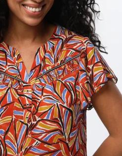 Christine Laure Chemisiers & Blouses|Hauts*Blouse chic voile rouge