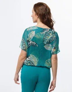 Christine Laure Chemisiers & Blouses|Hauts*Blouse chic voile vert