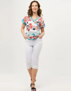 Christine Laure Chemisiers & Blouses|Hauts*Blouse col V fleurie