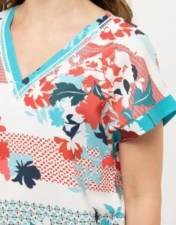 Christine Laure Chemisiers & Blouses|Hauts*Blouse col V fleurie