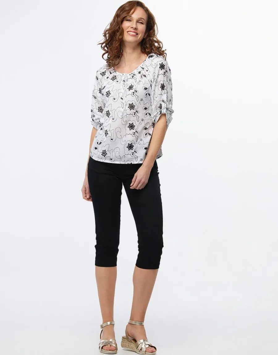 Christine Laure Chemisiers & Blouses|Hauts*Blouse coton broderie