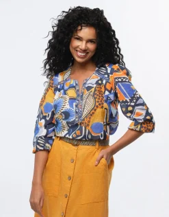 Christine Laure Chemisiers & Blouses|Hauts*Blouse coton imprimé