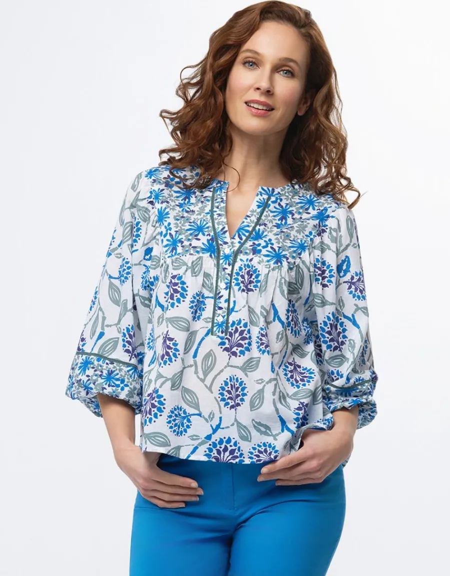 Christine Laure Chemisiers & Blouses|Hauts*Blouse coton motif fleuri