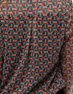 Christine Laure Chemisiers & Blouses|Hauts*Blouse crépon noir rouge