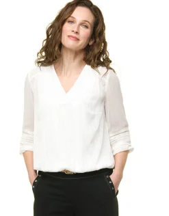 Christine Laure Chemisiers & Blouses|Hauts*Blouse écrue chic