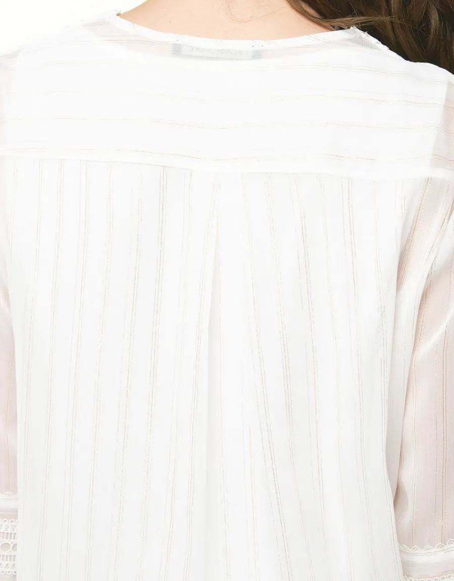 Christine Laure Chemisiers & Blouses|Hauts*Blouse écrue chic