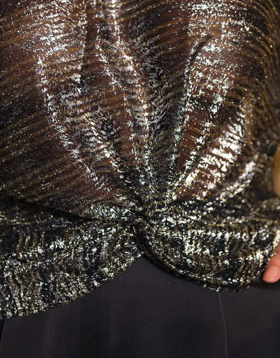 Christine Laure Chemisiers & Blouses|Hauts*Blouse drapée chic noir