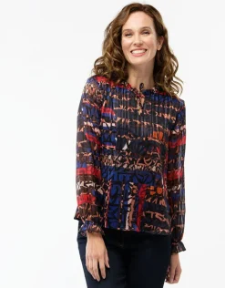 Christine Laure Chemisiers & Blouses|Hauts*Blouse en voile imprimée