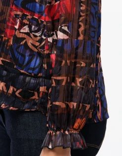 Christine Laure Chemisiers & Blouses|Hauts*Blouse en voile imprimée