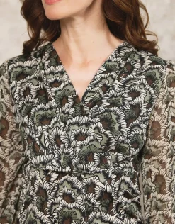 Christine Laure Chemisiers & Blouses|Hauts*Blouse feuillage vert