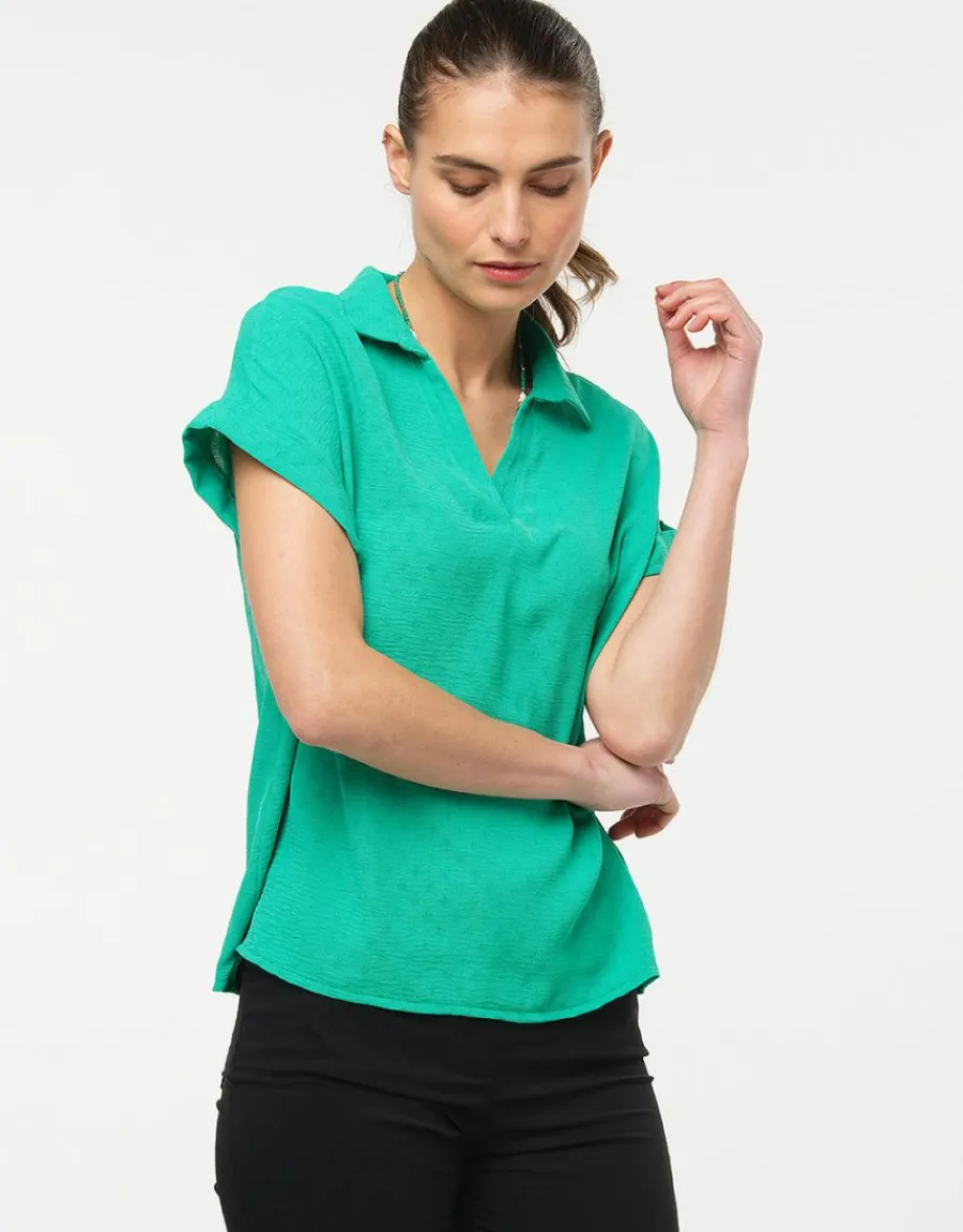 Christine Laure Chemisiers & Blouses|Hauts*Blouse fluide menthe