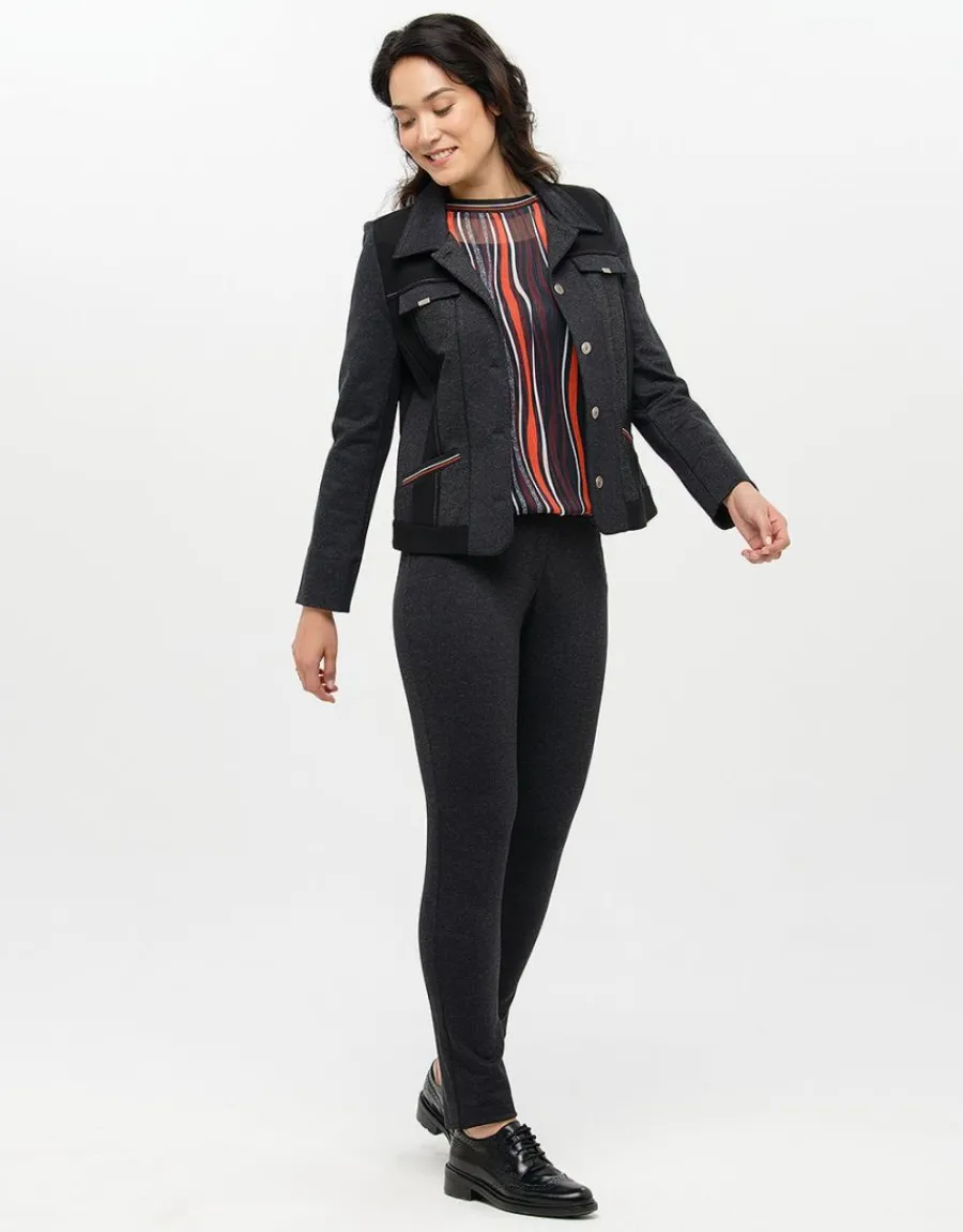 Christine Laure Chemisiers & Blouses|Hauts*Blouse fluide rayée noire