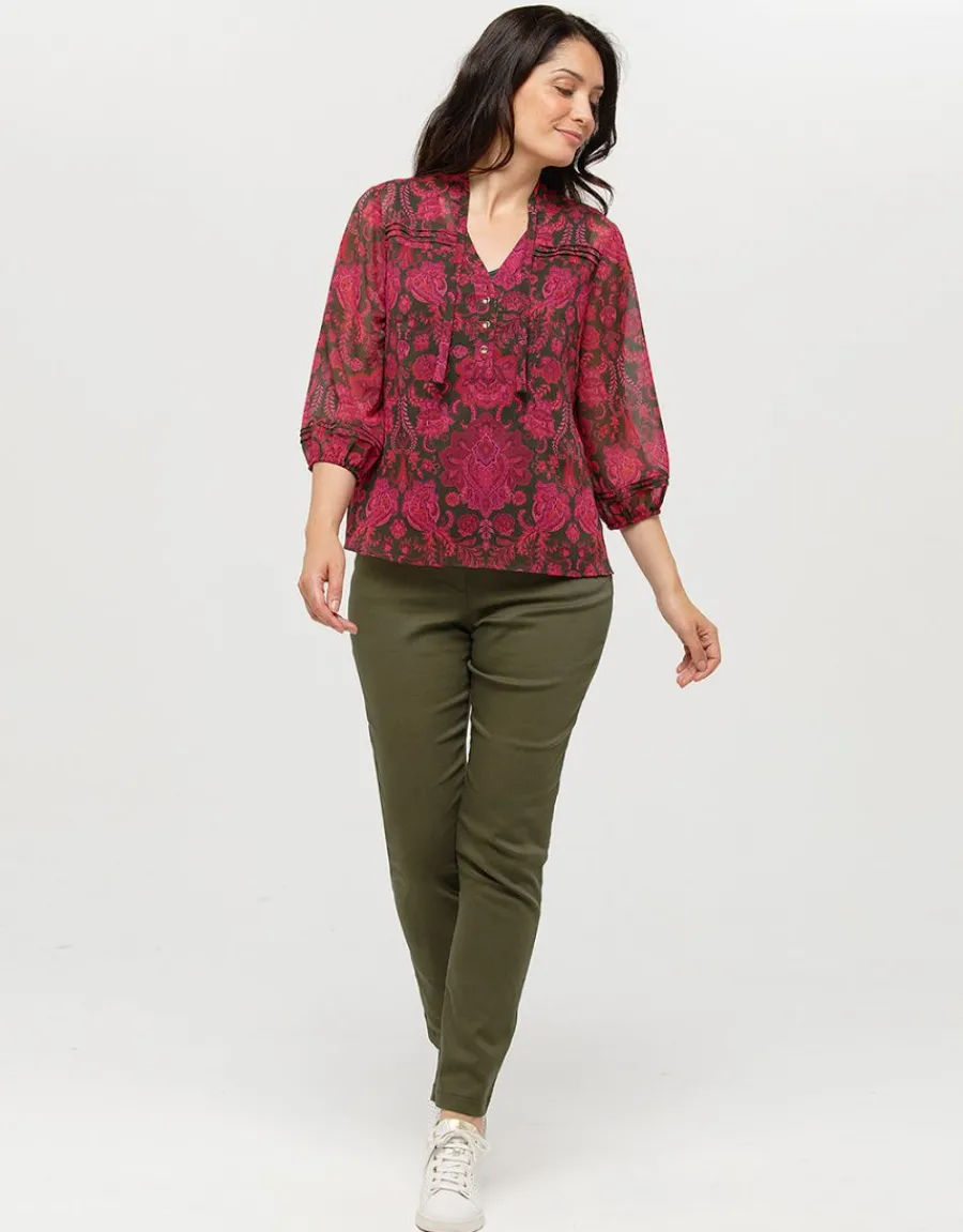 Christine Laure Chemisiers & Blouses|Hauts*Blouse fluide rose