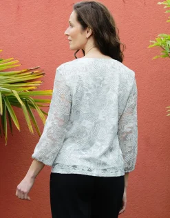 Christine Laure Chemisiers & Blouses|Hauts*Blouse gris argenté