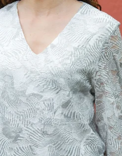 Christine Laure Chemisiers & Blouses|Hauts*Blouse gris argenté