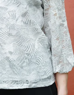 Christine Laure Chemisiers & Blouses|Hauts*Blouse gris argenté