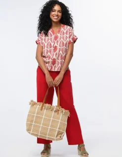 Christine Laure Chemisiers & Blouses|Hauts*Blouse imprimé rouge