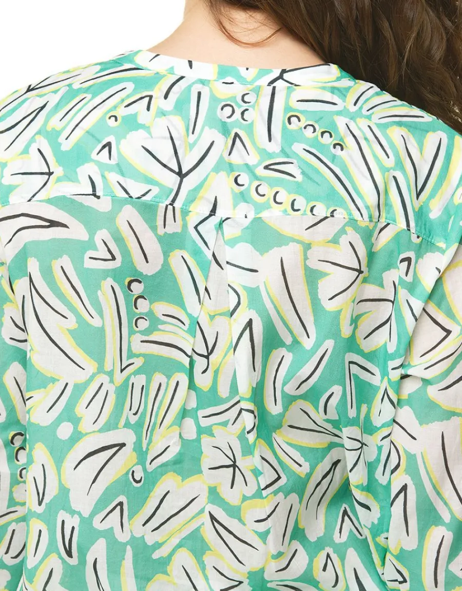 Christine Laure Chemisiers & Blouses|Hauts*Blouse imprimé vert clair